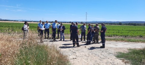 Réunion sur site avec Préfecture